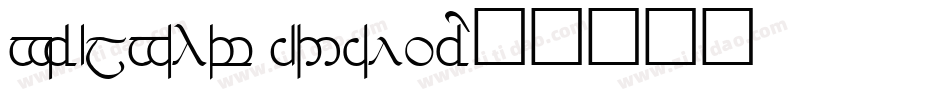 Tengwar Optime字体转换